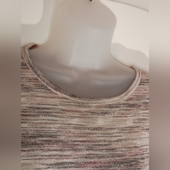 2/$30 Longsleeve Cream Neutral Winter Fall Striped Knit Pullover CUPIO Sweater - Picture 4 of 7